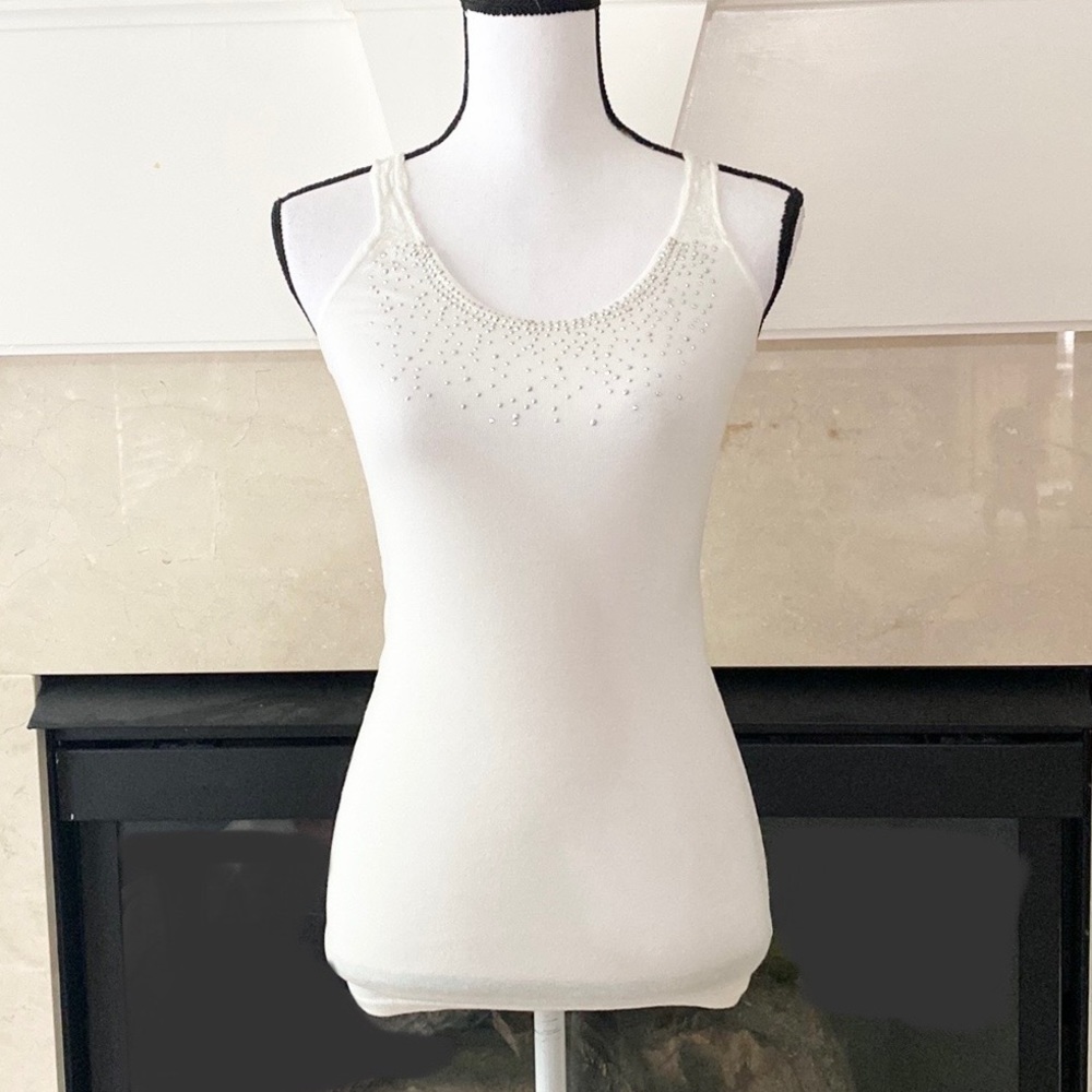 White tank top
